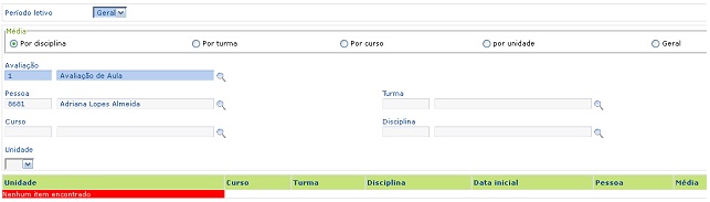 Avaliacoes
